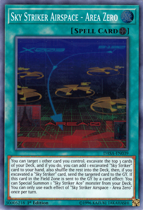 Sky Striker Airspace - Area Zero [DASA-EN039] Super Rare | Good Games Morley
