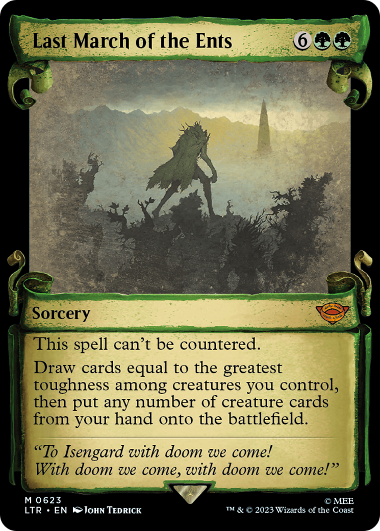 Last March of the Ents [The Lord of the Rings: Tales of Middle-Earth Showcase Scrolls] | Good Games Morley