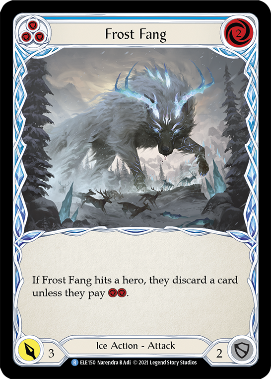 Frost Fang (Blue) [ELE150] (Tales of Aria)  1st Edition Normal | Good Games Morley