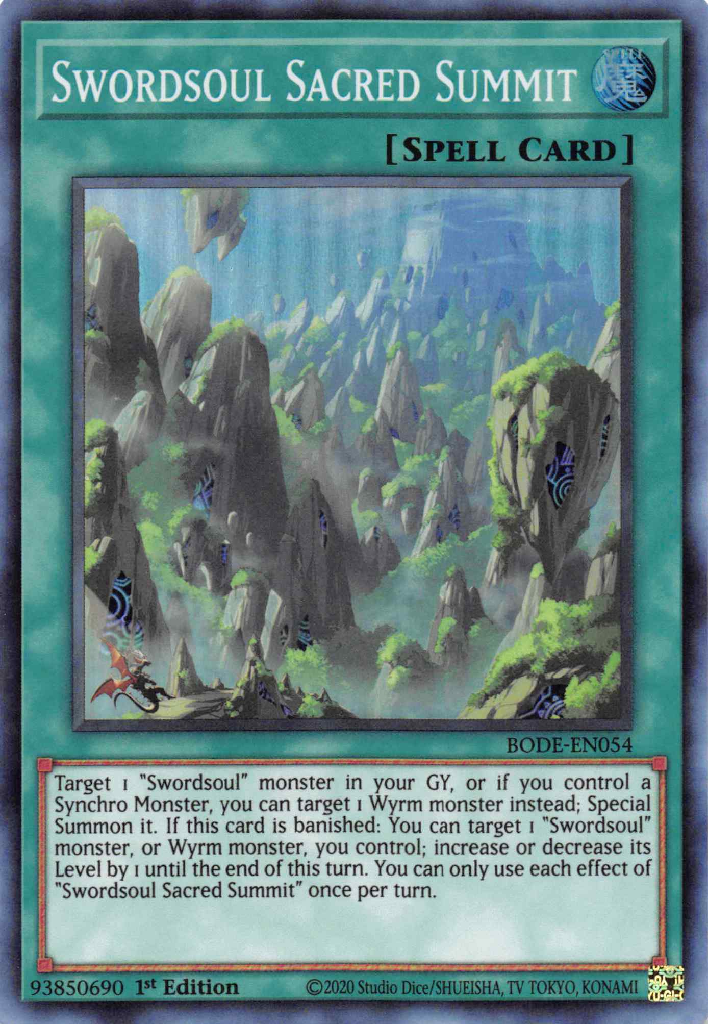 Swordsoul Sacred Summit [BODE-EN054] Super Rare | Good Games Morley