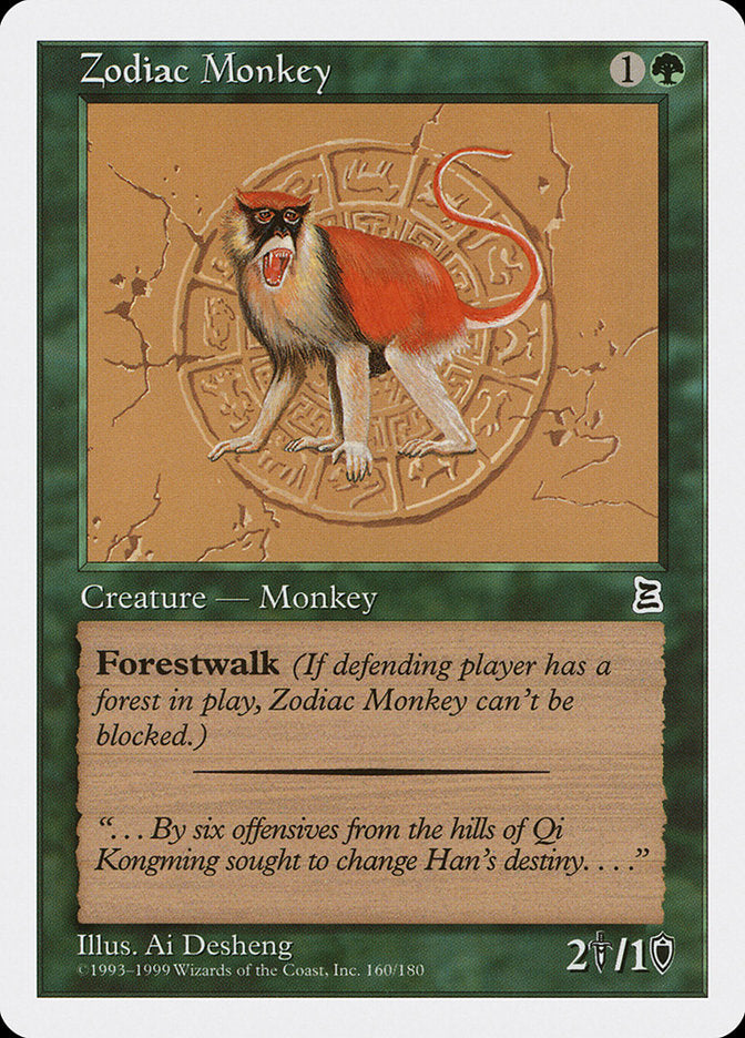 Zodiac Monkey [Portal Three Kingdoms] | Good Games Morley