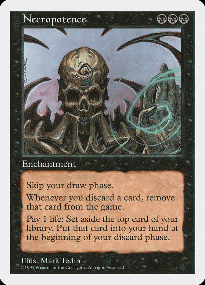 Necropotence [Fifth Edition] | Good Games Morley