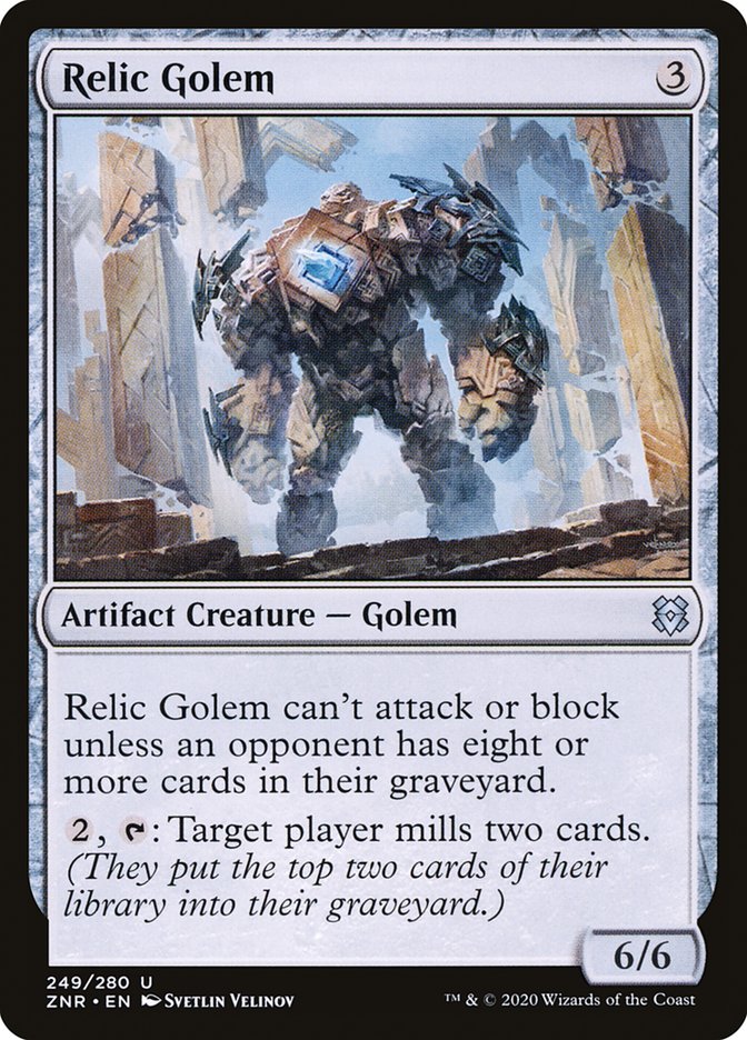 Relic Golem [Zendikar Rising] | Good Games Morley