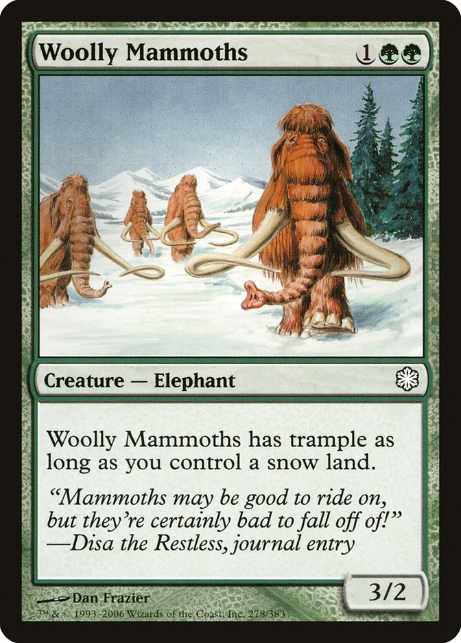 Woolly Mammoths [Coldsnap Theme Decks] | Good Games Morley