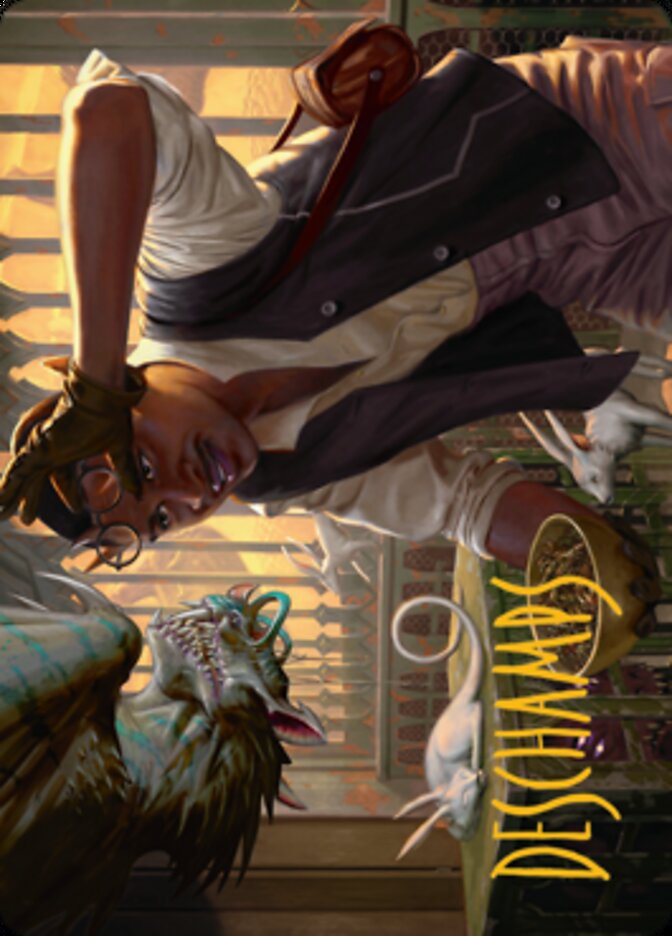 Bennie Bracks, Zoologist Art Card (Gold-Stamped Signature) [Streets of New Capenna Art Series] | Good Games Morley