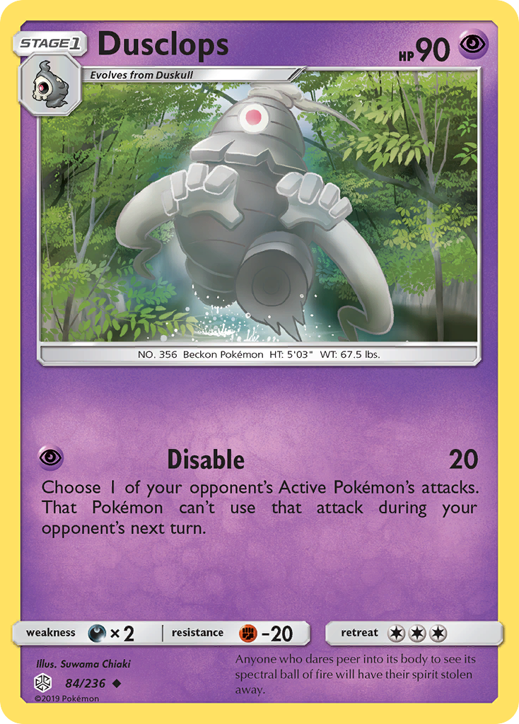 Dusclops (84/236) [Sun & Moon: Cosmic Eclipse] | Good Games Morley