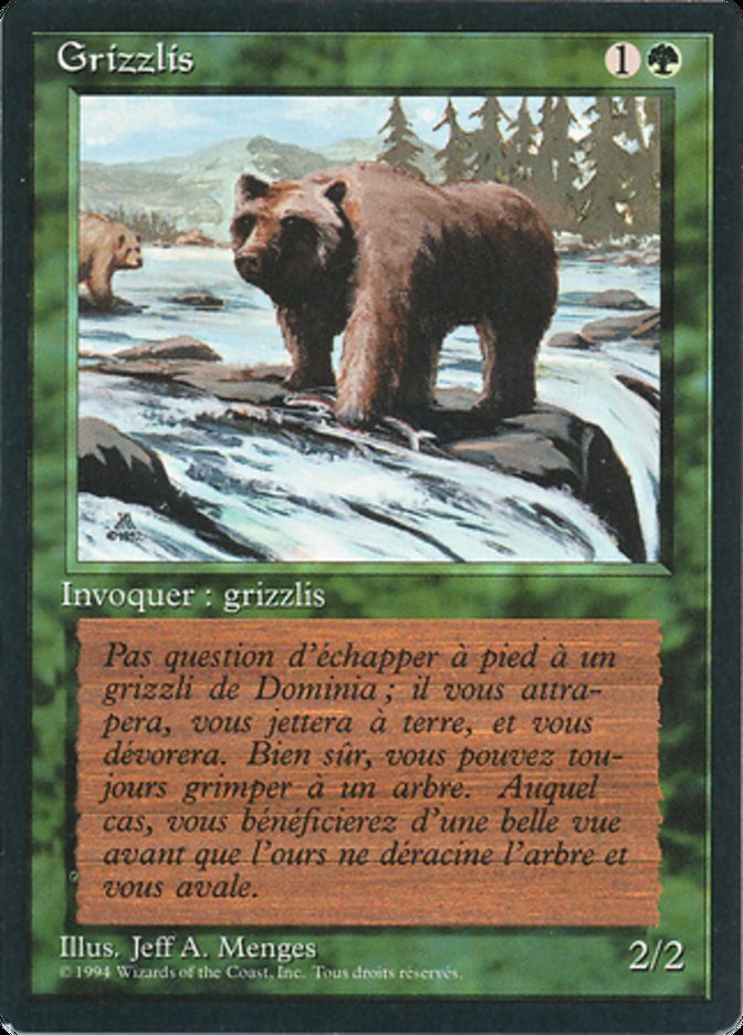 Grizzly Bears [Foreign Black Border] | Good Games Morley