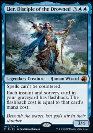 Lier, Disciple of the Drowned (Promo Pack) [Innistrad: Midnight Hunt Promos] | Good Games Morley
