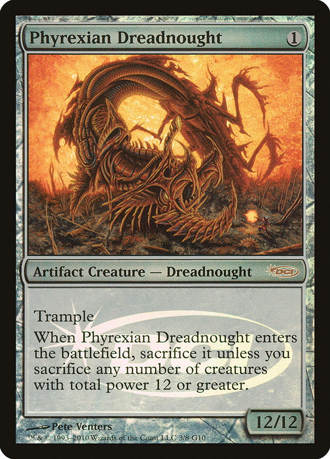 Phyrexian Dreadnought [Judge Gift Cards 2010] | Good Games Morley