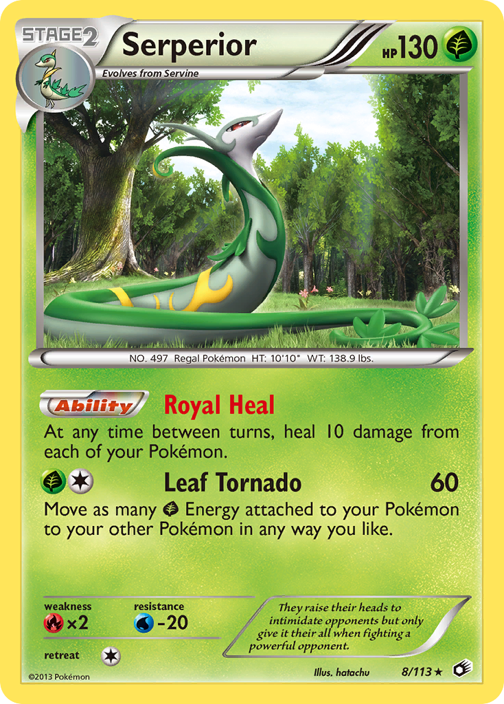 Serperior (8/113) [Black & White: Legendary Treasures] | Good Games Morley