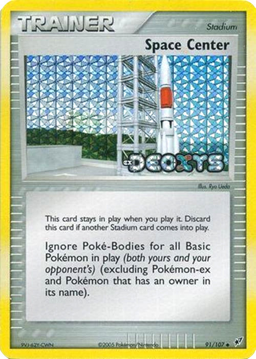Space Center (91/107) (Stamped) [EX: Deoxys] | Good Games Morley