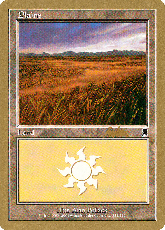Plains (bk331a) (Brian Kibler) [World Championship Decks 2002] | Good Games Morley