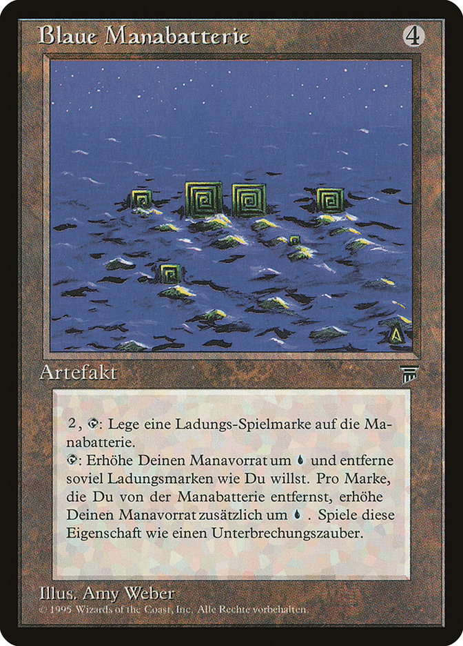 Blue Mana Battery (German) - "Blaue Manabatterie" [Renaissance] | Good Games Morley