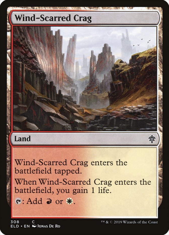 Wind-Scarred Crag [Throne of Eldraine] | Good Games Morley