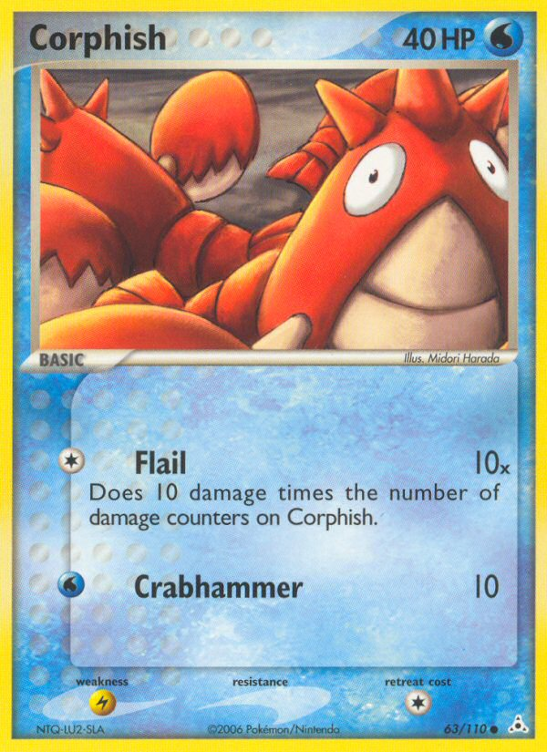 Corphish (63/110) [EX: Holon Phantoms] | Good Games Morley