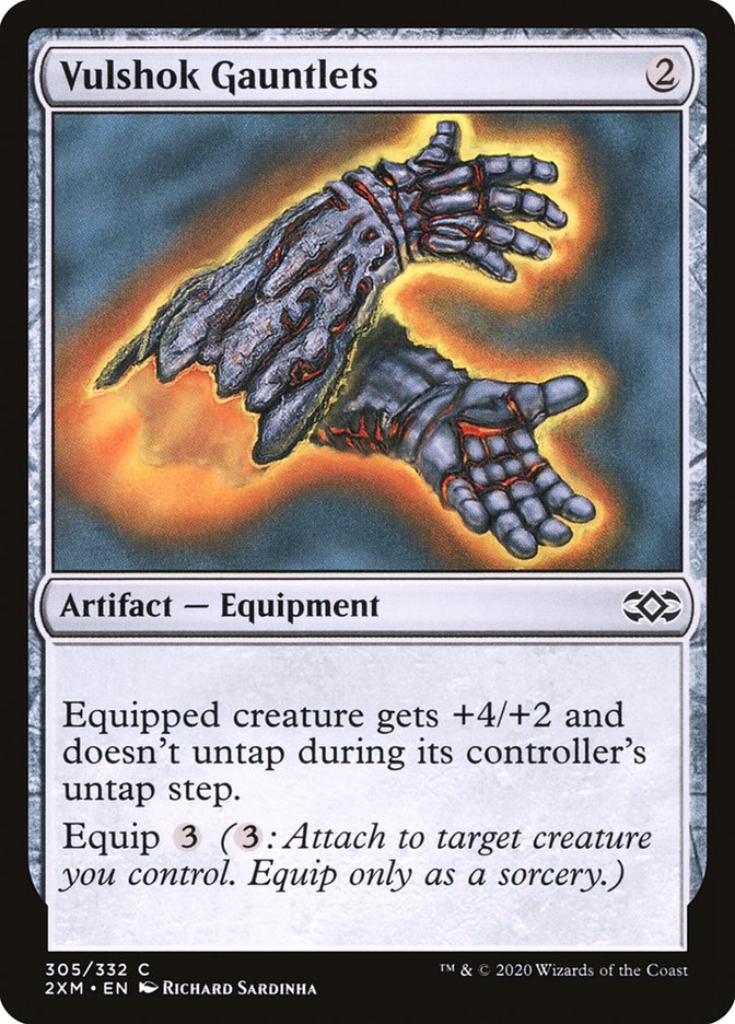 Vulshok Gauntlets [Double Masters] | Good Games Morley