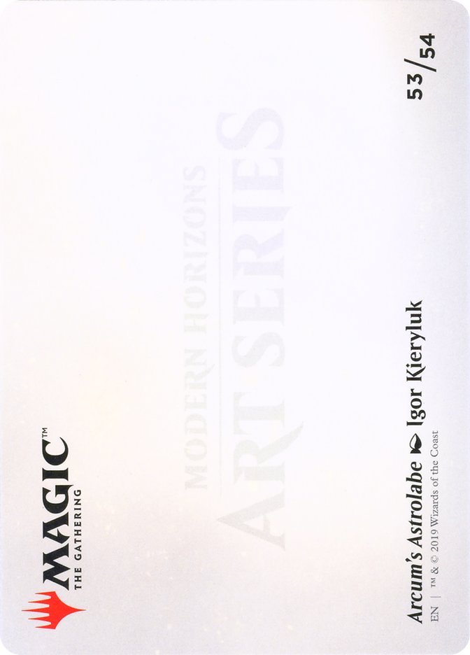 Arcum's Astrolabe // Arcum's Astrolabe [Modern Horizons Art Series] | Good Games Morley