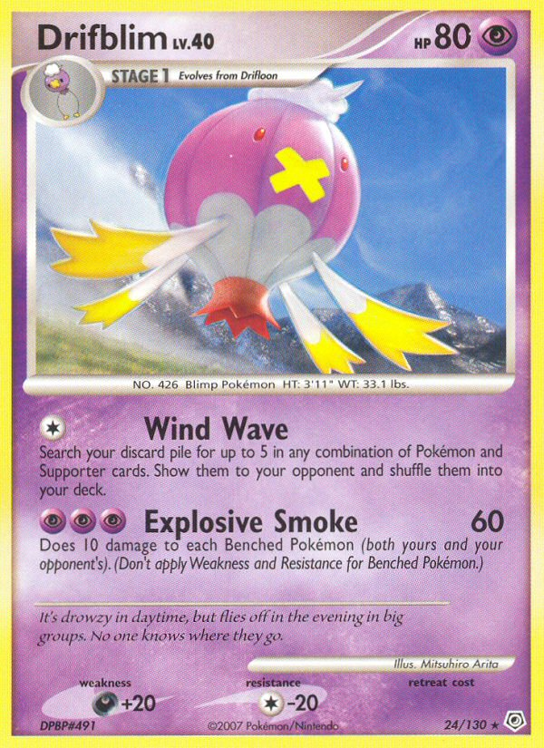 Drifblim (24/130) [Diamond & Pearl: Base Set] | Good Games Morley