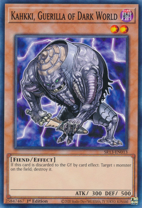 Kahkki, Guerilla of Dark World [SR13-EN013] Common | Good Games Morley