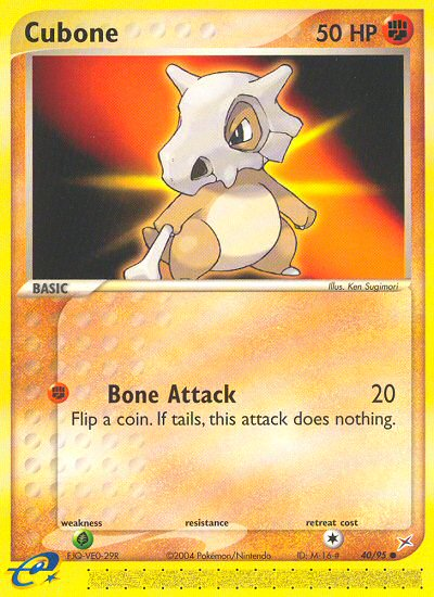 Cubone (40/95) [EX: Team Magma vs Team Aqua] | Good Games Morley