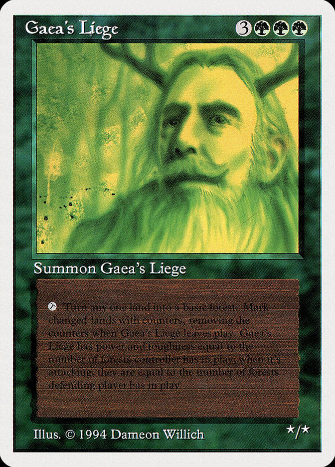 Gaea's Liege [Summer Magic / Edgar] | Good Games Morley
