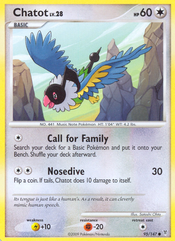 Chatot (95/147) [Platinum: Supreme Victors] | Good Games Morley