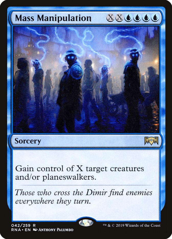 Mass Manipulation [Ravnica Allegiance] | Good Games Morley