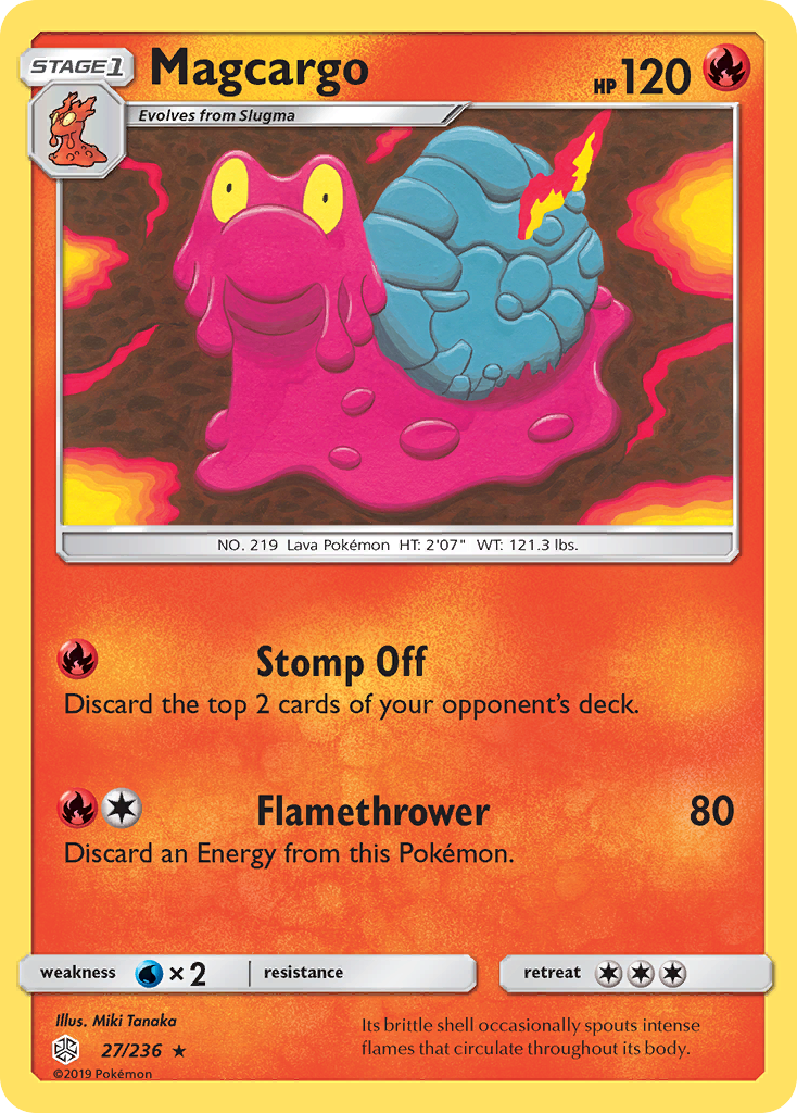 Magcargo (27/236) [Sun & Moon: Cosmic Eclipse] | Good Games Morley