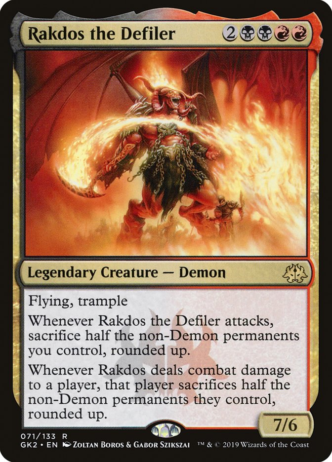 Rakdos the Defiler [Ravnica Allegiance Guild Kit] | Good Games Morley