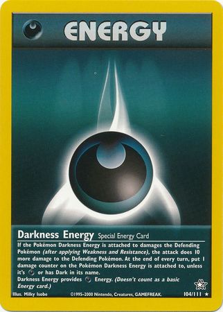 Darkness Energy (104/111) [Neo Genesis Unlimited] | Good Games Morley