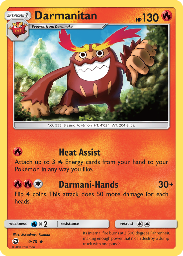 Darmanitan (9/70) [Sun & Moon: Dragon Majesty] | Good Games Morley