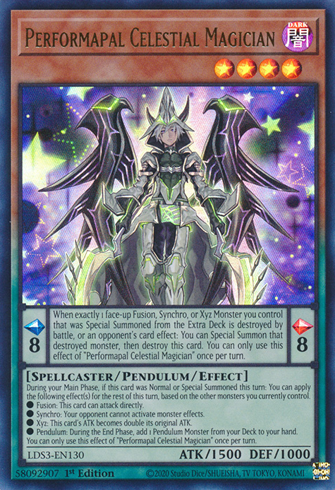 Performapal Celestial Magician [LDS3-EN130] Ultra Rare | Good Games Morley