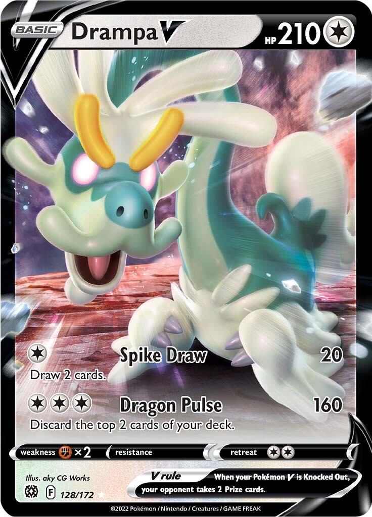 Drampa V (128/172) [Sword & Shield: Brilliant Stars] | Good Games Morley