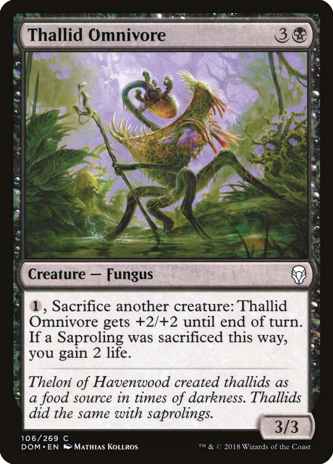 Thallid Omnivore [Dominaria] | Good Games Morley