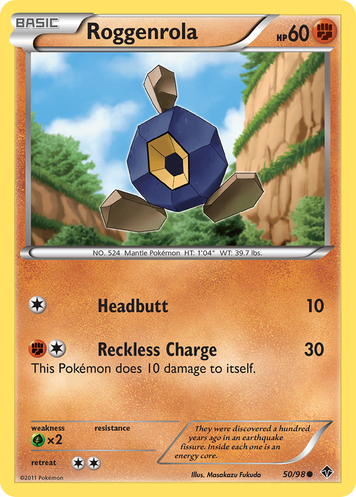 Roggenrola (50/98) [Black & White: Emerging Powers] | Good Games Morley