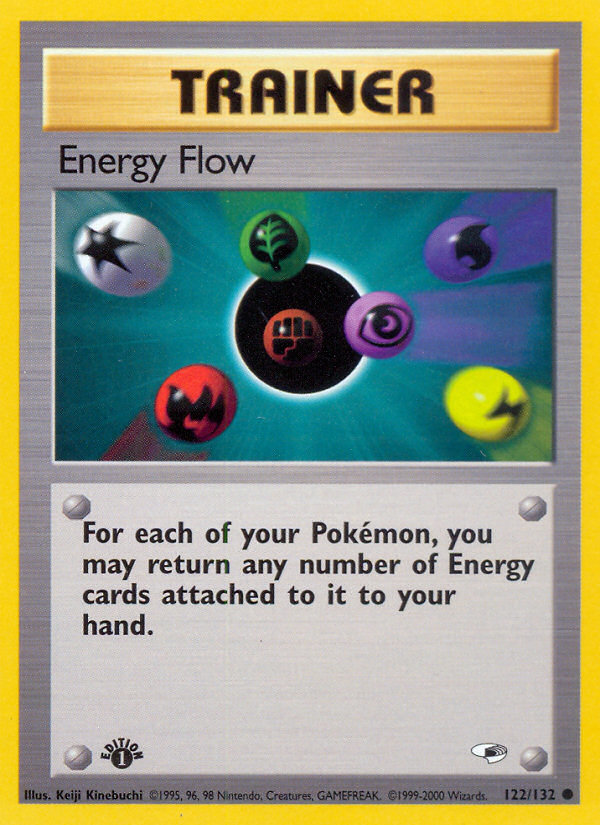 Energy Flow (122/132) [Gym Heroes 1st Edition] | Good Games Morley