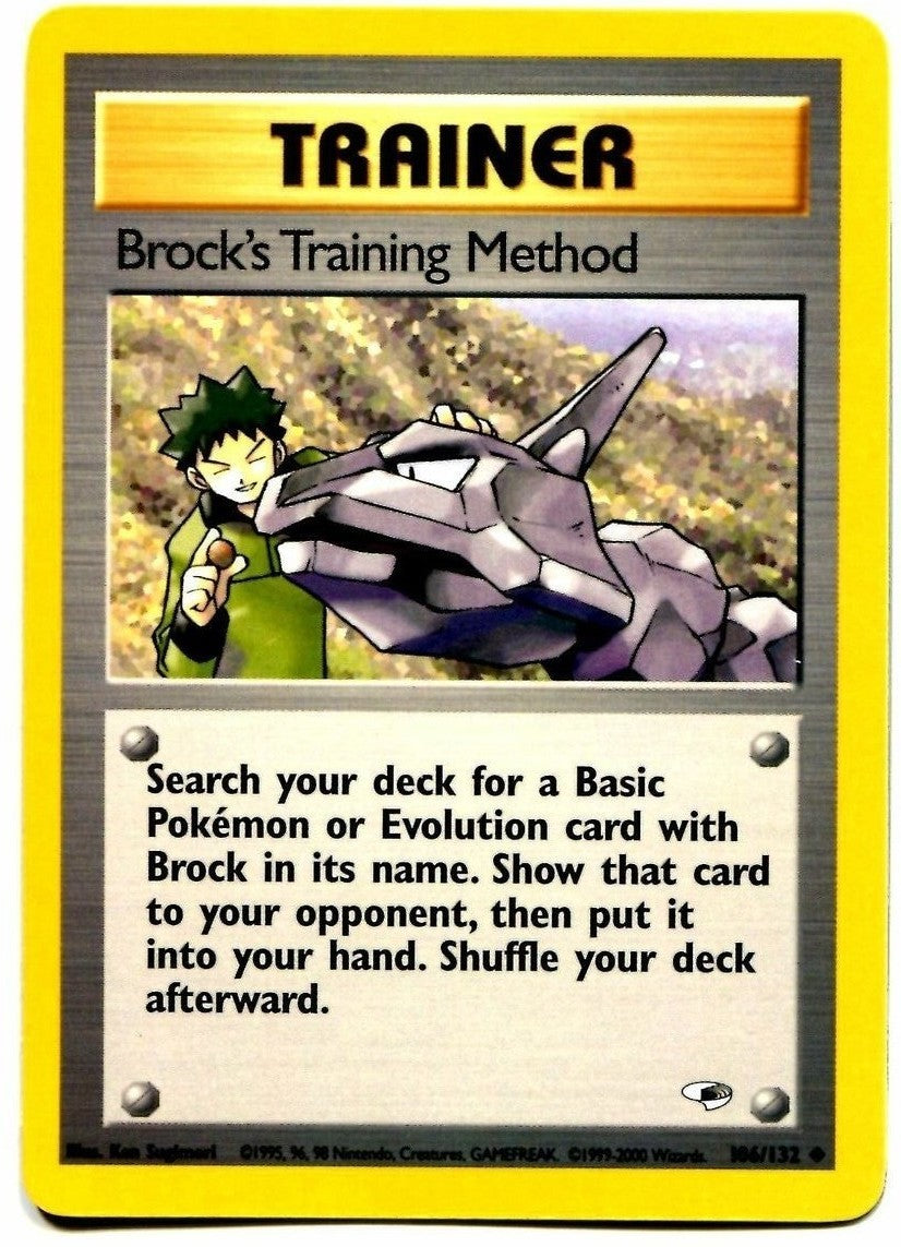 Brock's Training Method (106/132) [Gym Heroes Unlimited] | Good Games Morley