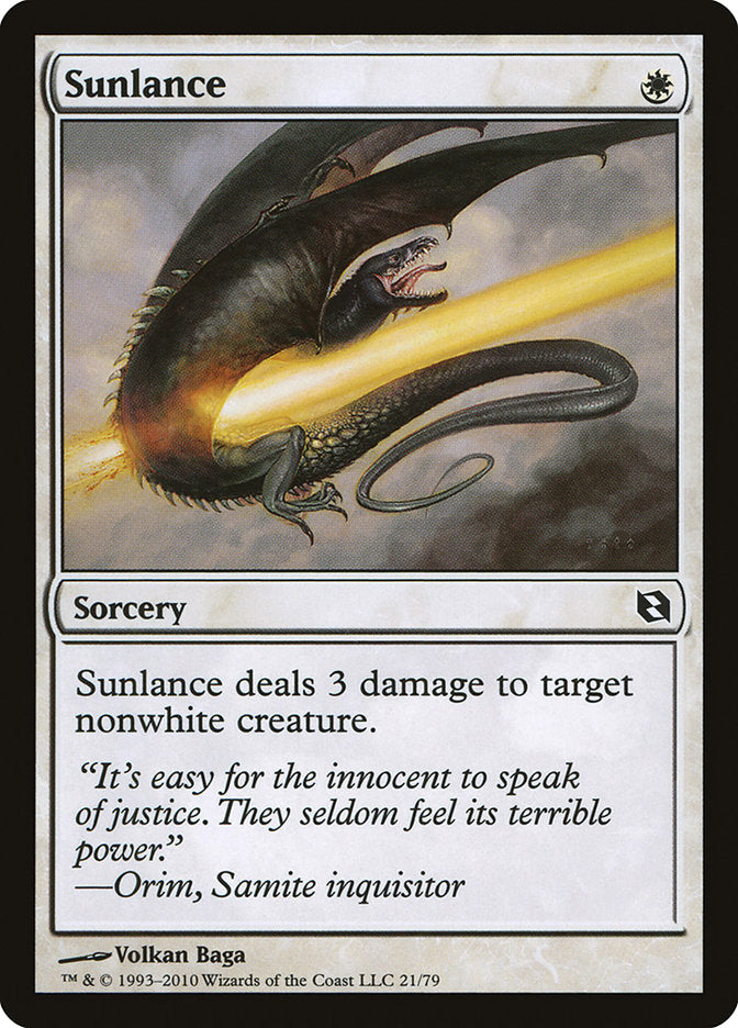 Sunlance [Duel Decks: Elspeth vs. Tezzeret] | Good Games Morley