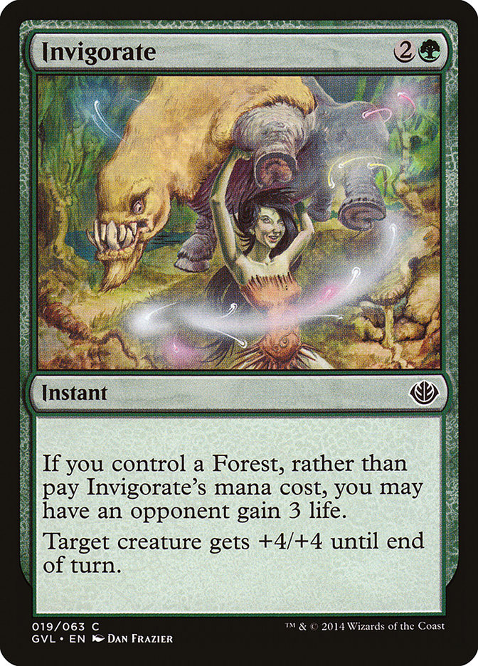 Invigorate (Garruk vs. Liliana) [Duel Decks Anthology] | Good Games Morley