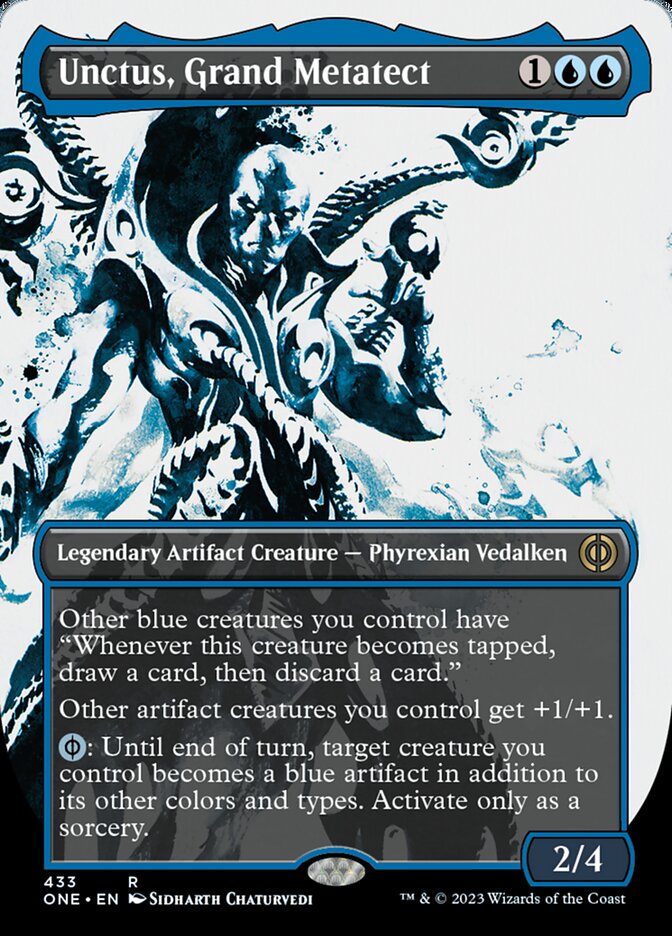 Unctus, Grand Metatect (Borderless Ichor Step-and-Compleat Foil) [Phyrexia: All Will Be One] | Good Games Morley