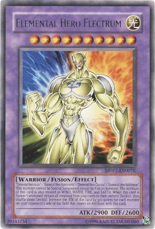 Elemental Hero Electrum (Redemption Replacement) [MDP2-EN001K] Rare | Good Games Morley