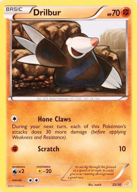 Drilbur (25/30) [Black & White: Trainer Kit - Excadrill] | Good Games Morley