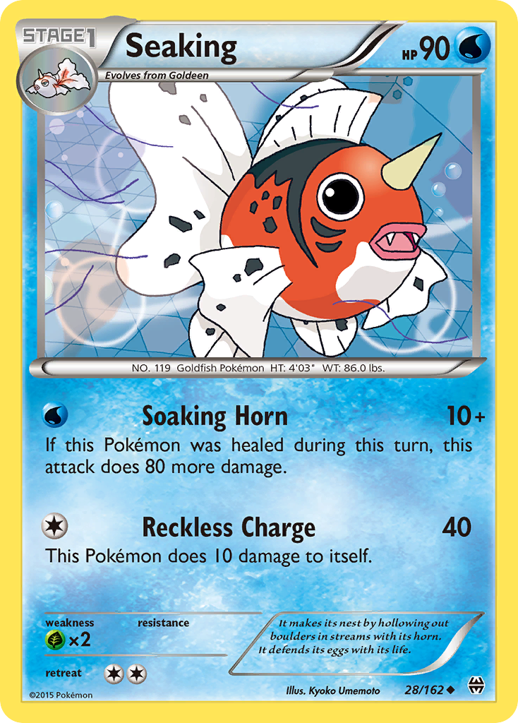 Seaking (28/162) [XY: BREAKthrough] | Good Games Morley