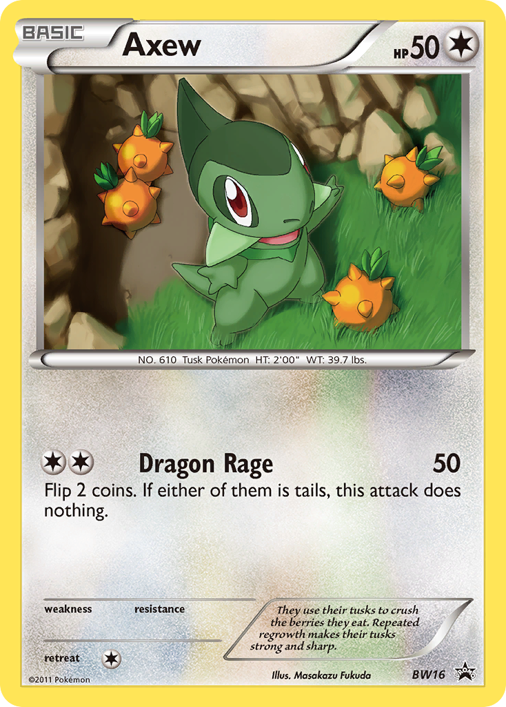 Axew (BW16) [Black & White: Black Star Promos] | Good Games Morley