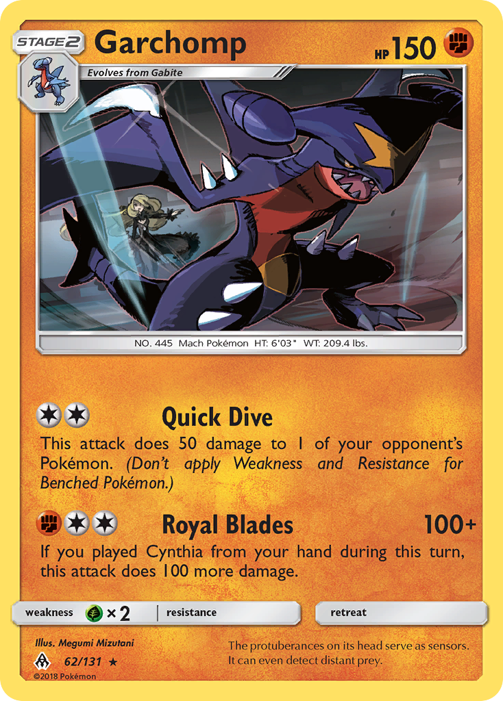 Garchomp (62/131) [Sun & Moon: Forbidden Light] | Good Games Morley