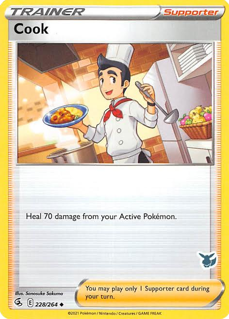 Cook (228/264) (Eevee Deck) [Battle Academy 2022] | Good Games Morley