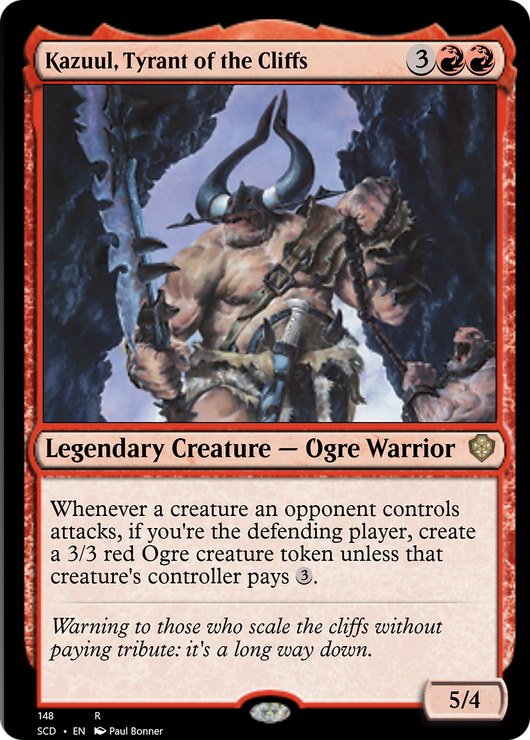 Kazuul, Tyrant of the Cliffs [Starter Commander Decks] | Good Games Morley