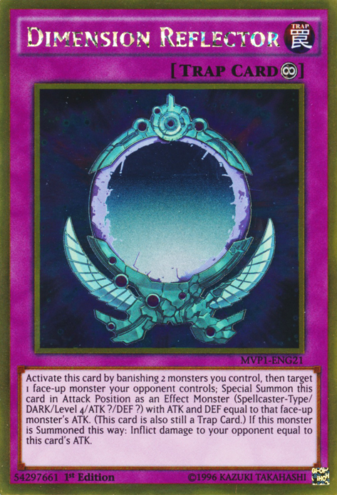 Dimension Reflector [MVP1-ENG21] Gold Rare | Good Games Morley