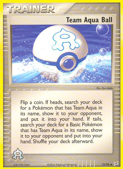 Team Aqua Ball (75/95) [EX: Team Magma vs Team Aqua] | Good Games Morley