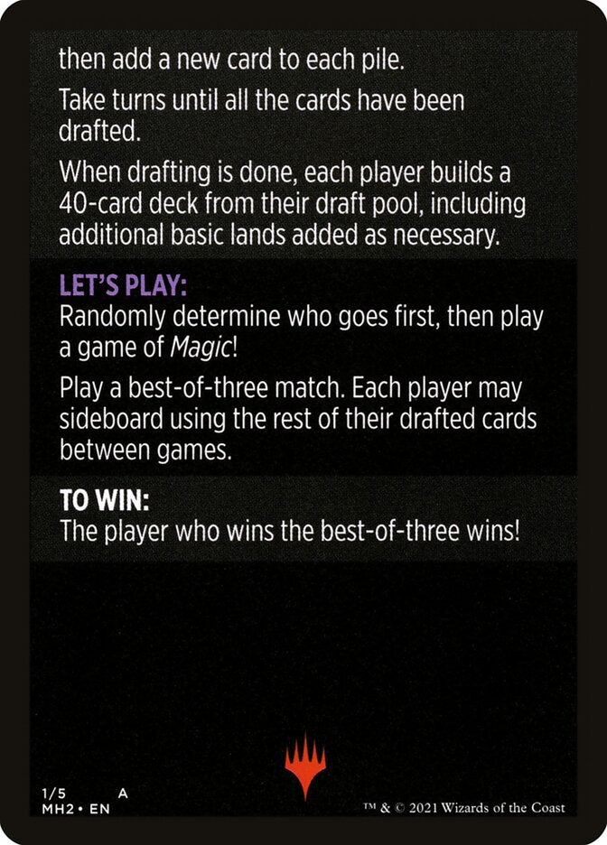 Winchester Draft (Magic Minigame) [Modern Horizons 2 Minigame] | Good Games Morley